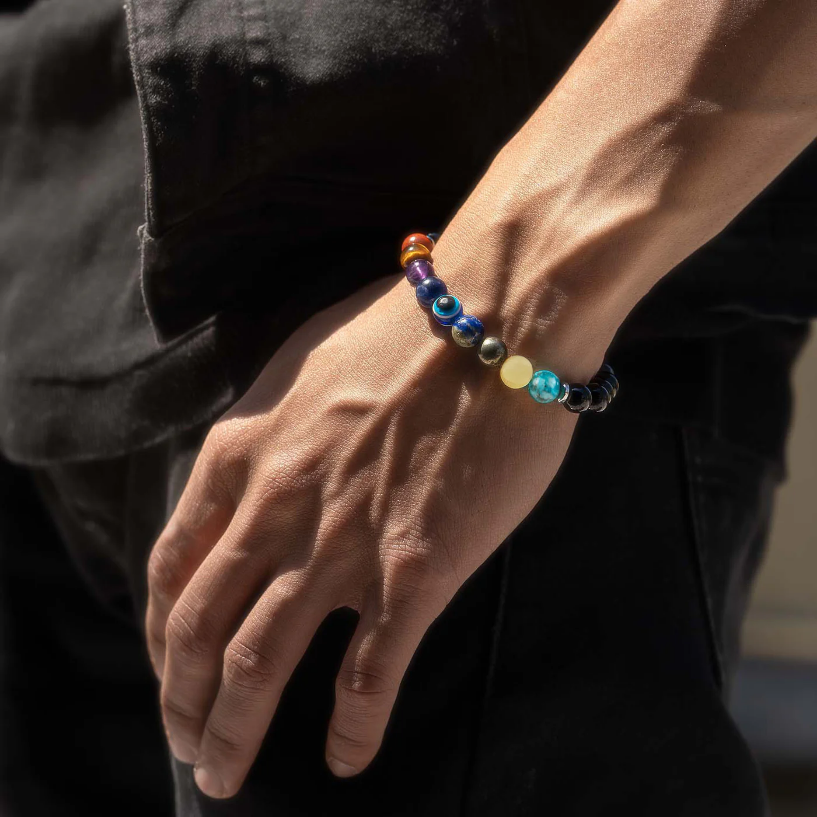 Natural 9 Planets (Navgrah Bracelet) Lab Certified