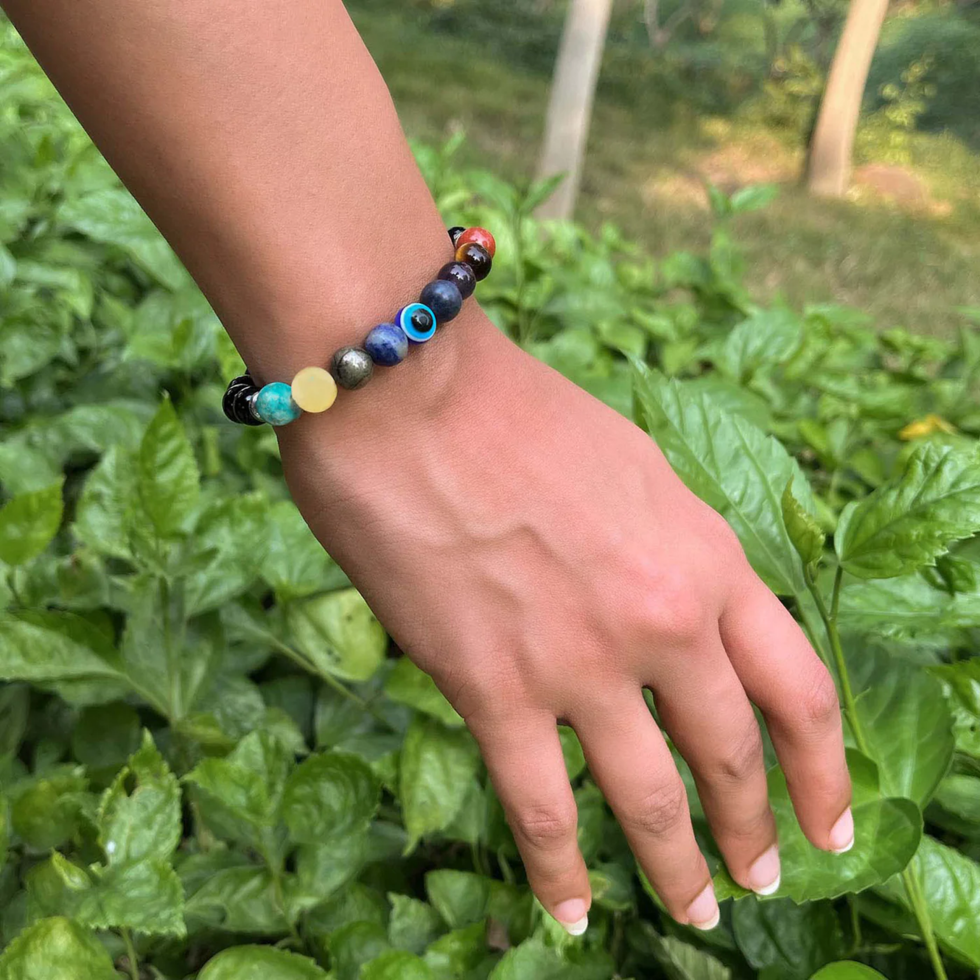 Natural 9 Planets (Navgrah Bracelet) Lab Certified