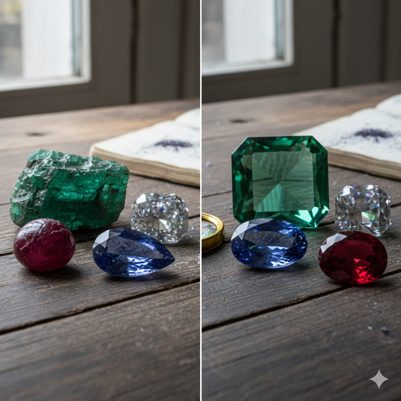 Uncovering the Truth: Real vs. Fake Gemstones