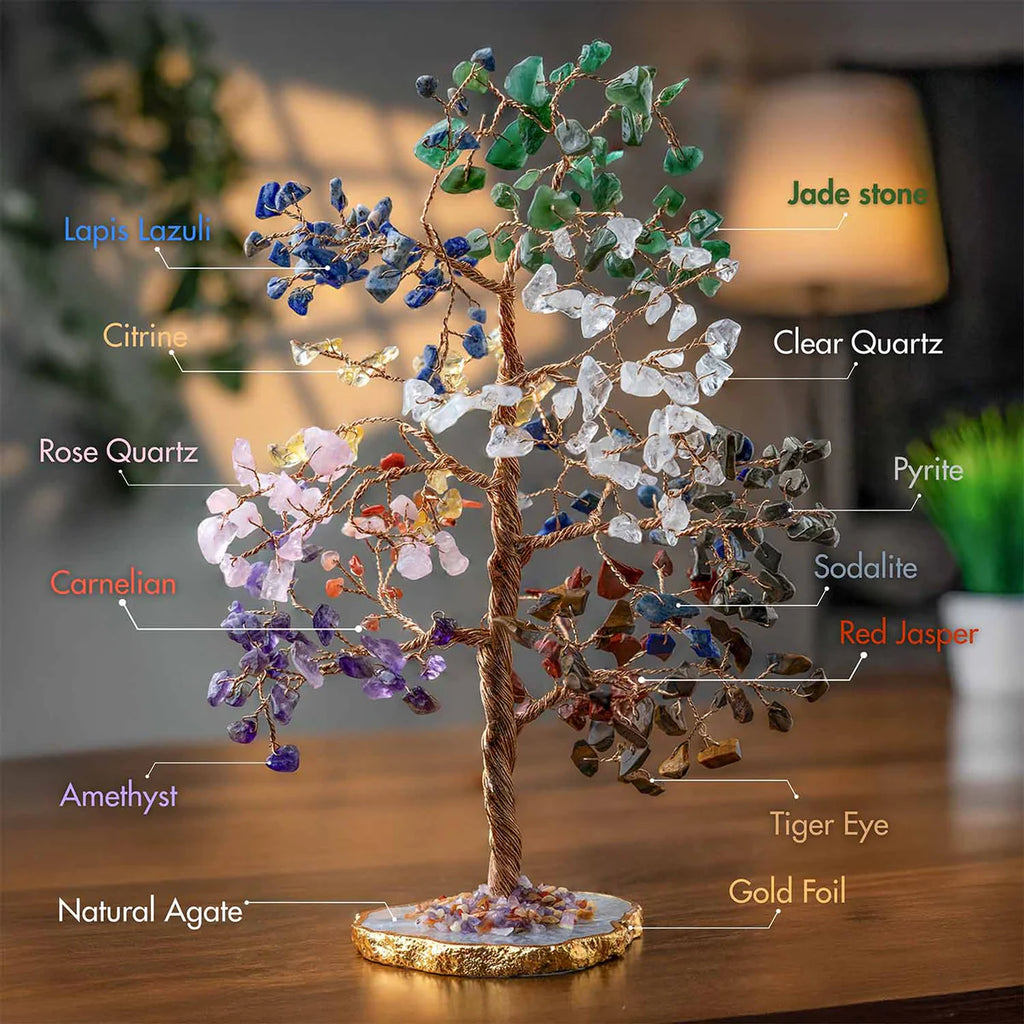 11 Chakra Stones Tree