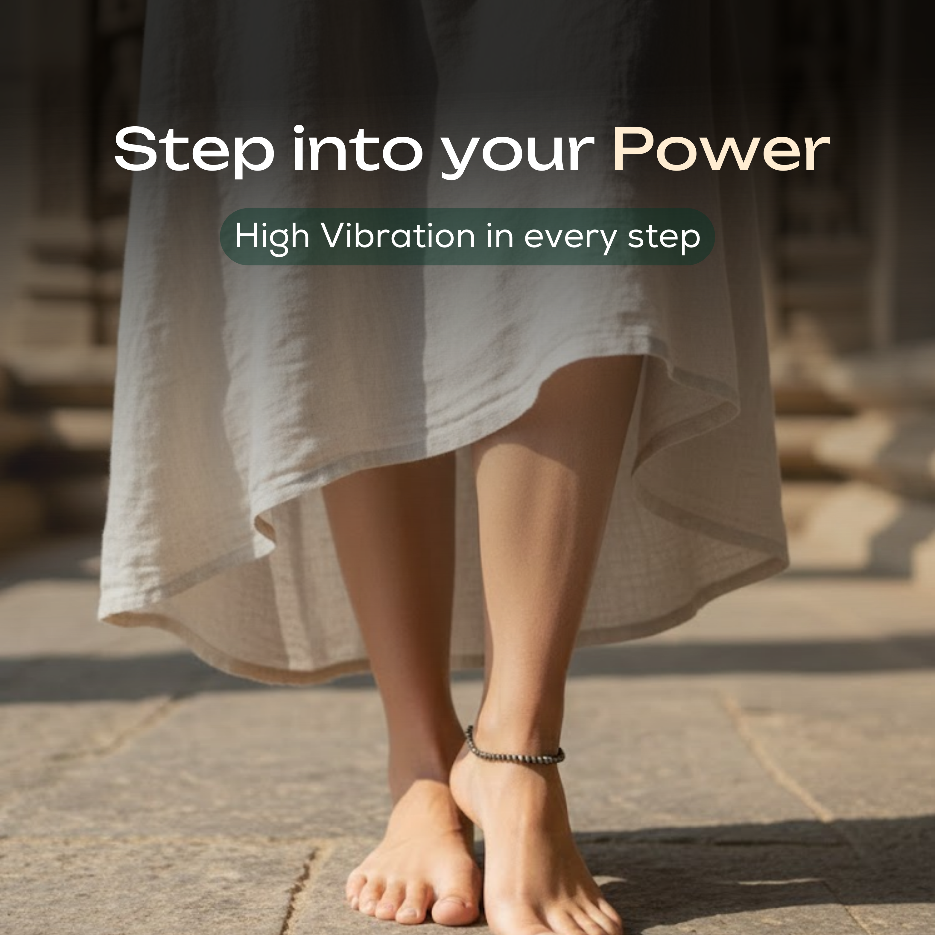 Natural Raw Pyrite Anklet