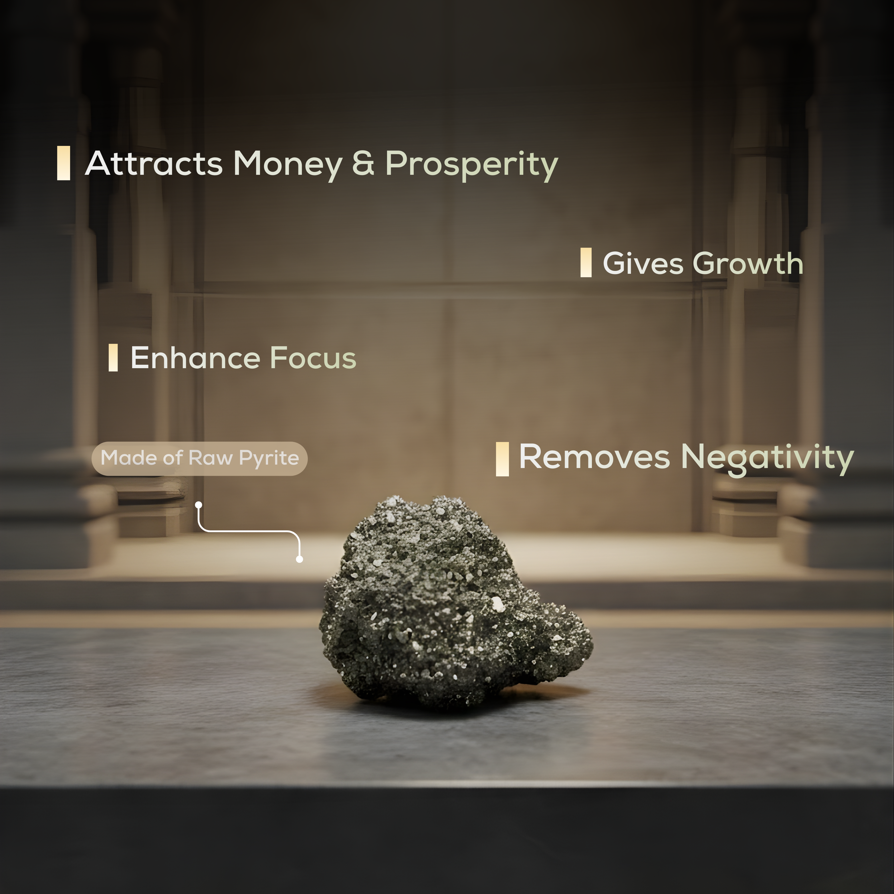 Natural Raw Pyrite Anklet