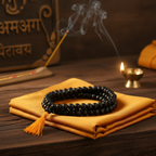 Original Karungali Malai 108-Beads Ebony Wood Lab Certification
