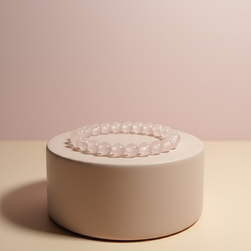 Natural Rose Quartz (Round)