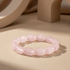 Rose Quartz Tumble Natural Stone Bracelet