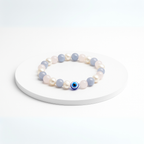 Peaceful Aura Evil Eye & Healing Stone Bracelet