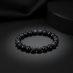 Natural Lava Garnet Bracelet