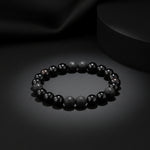 Natural Lava Garnet Bracelet